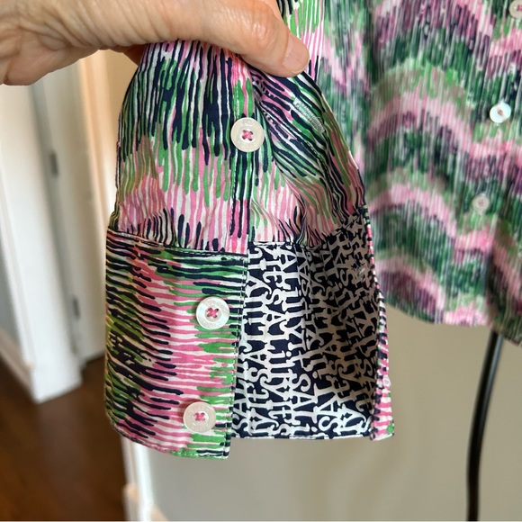 LILLY PULITZER
BUTTON-DOWN MULTI-CURVES SHIRT - Picture 5 of 8